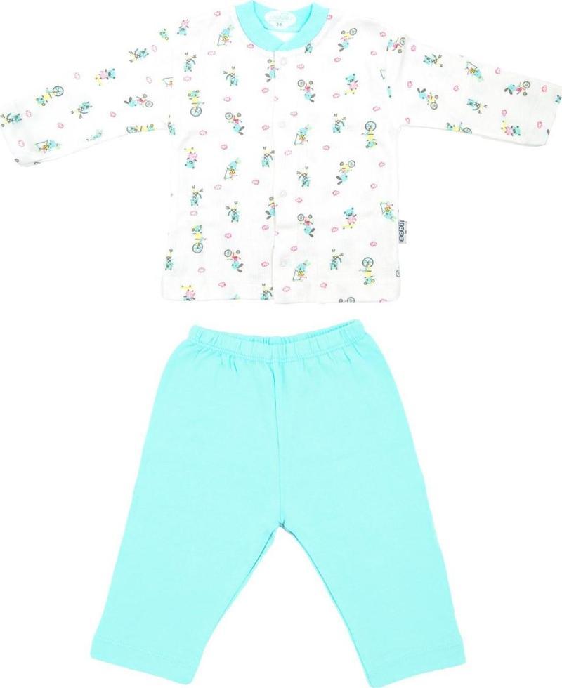 Bebe Bisikletli Bebek Pijama Takımı 2325