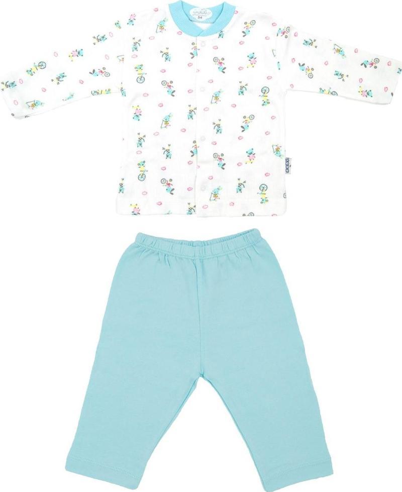 Bebe Bisikletli Bebek Pijama Takımı 2325