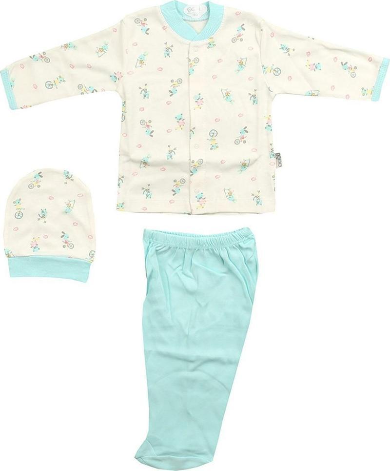 Bebe Bisikletli Bebek Pijama Takımı 2261