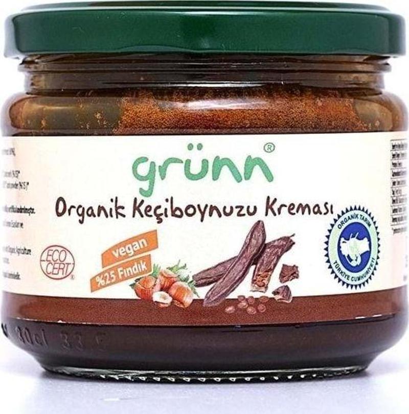 Katkısız Organik Fındıklı Keçiboynuzu Kreması Şekersiz