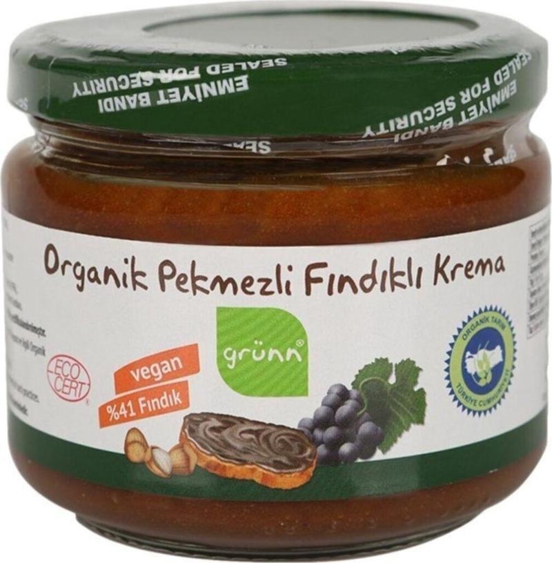 Organik Pekmezli Fındık Kreması 200 Gr.