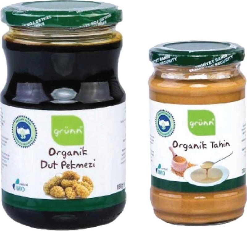 Organik Tahin 300 Gr + Dut Pekmezi 850 Gr