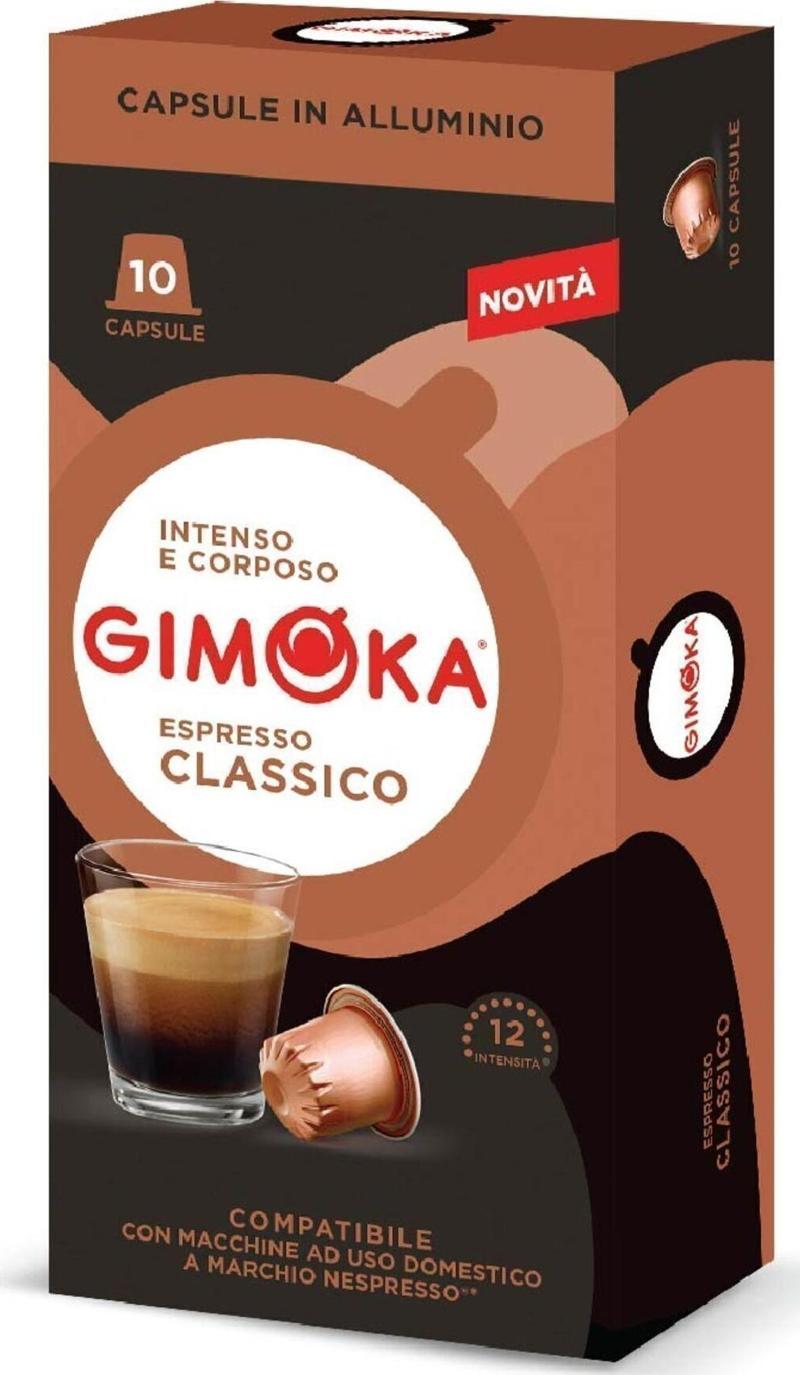 Nespresso Uyumlu Alüminyum Kapsül Kahve Classic Espresso 10'Lu - Yoğunluk 12