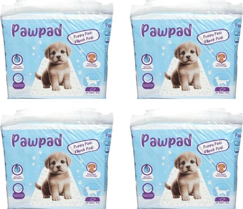 Pawpad Kedi Köpek Tuvalet Eğitim Pedi 60x90cm 120 Adet - 4 Paket