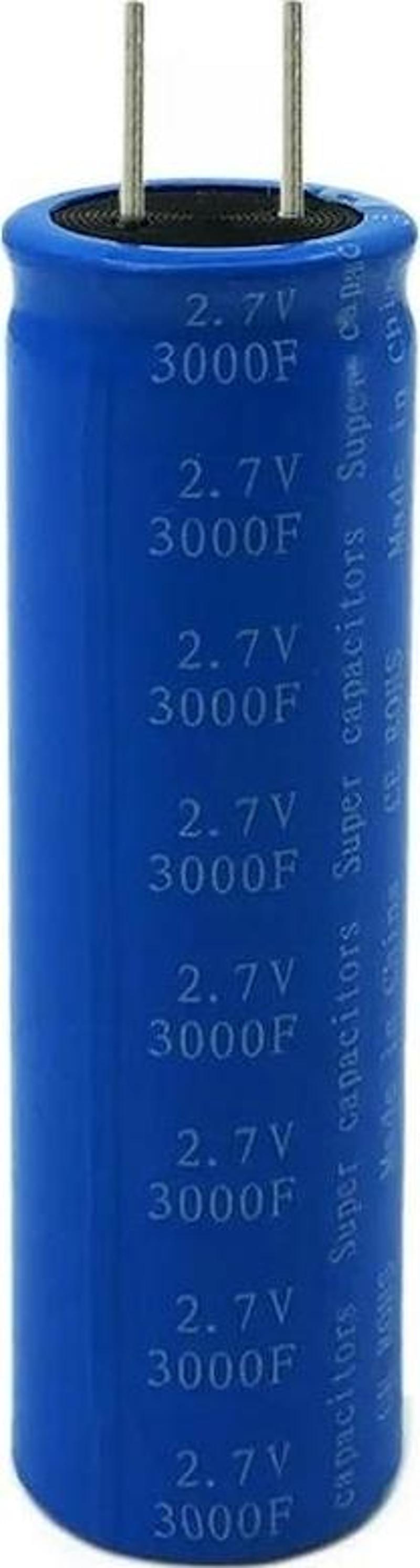 2.7v 3000f Süper Kondansatör Pil Yüksek Enerji Süper kapasitör