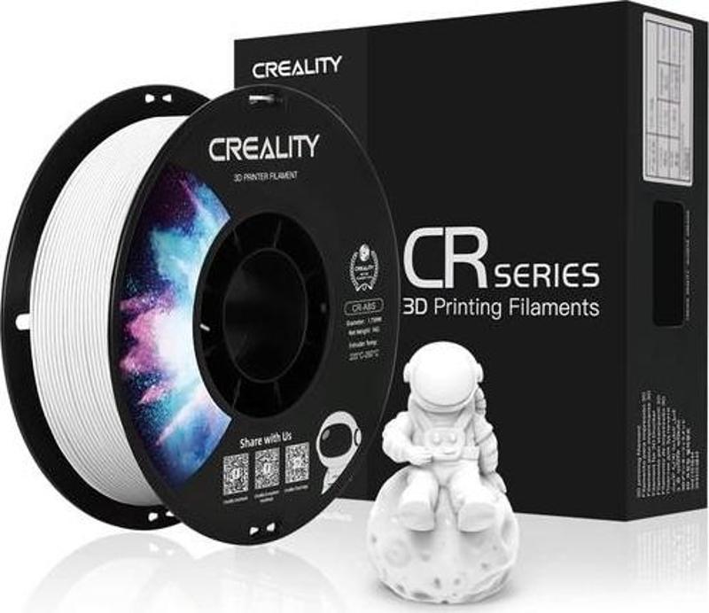 Creality CR-ABS Filament Beyaz 1.75mm 1kg