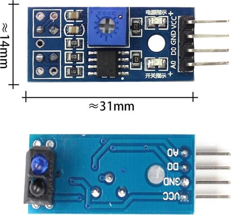 TCRT5000 Kızılötesi Sensör Modül Çizgi İzleyen Robot Sensörü