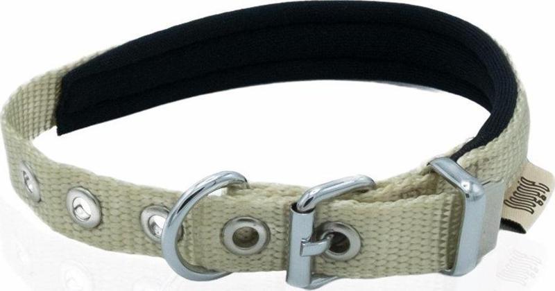 Softlu Köpek Boyun Tasması 2 cm 30-36-40 cm Haki