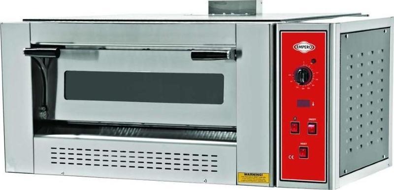 EMP.6G Pizza Fırını Tek Katlı Gazlı 6 x 30 cm pizza kapasiteli - LPGli