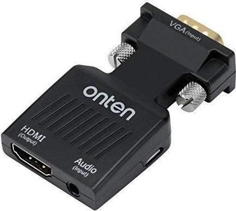 OTN-7557 1080P Hdmi to Vga Ses Çıkışlı Dönüştürücü Kablo