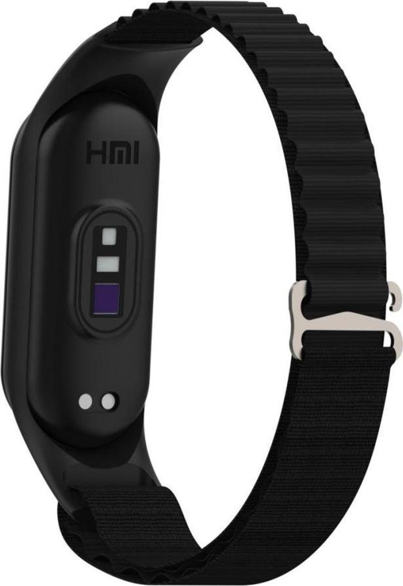 Xiaomi Mi Band 3 4 5 6 7 Uyumlu Alpine Loop Örgü Kordon Kayış