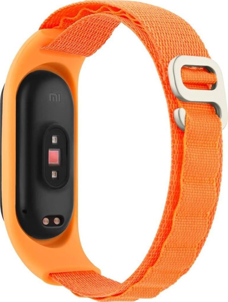 Xiaomi Mi Band 3 4 5 6 7 Uyumlu Alpine Loop Örgü Kordon Kayış