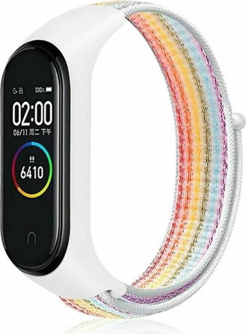 Xiaomi Mi Band 5 Mi Band 6 Mi Band 7 Loop Örgü Spor Kordon Kayış