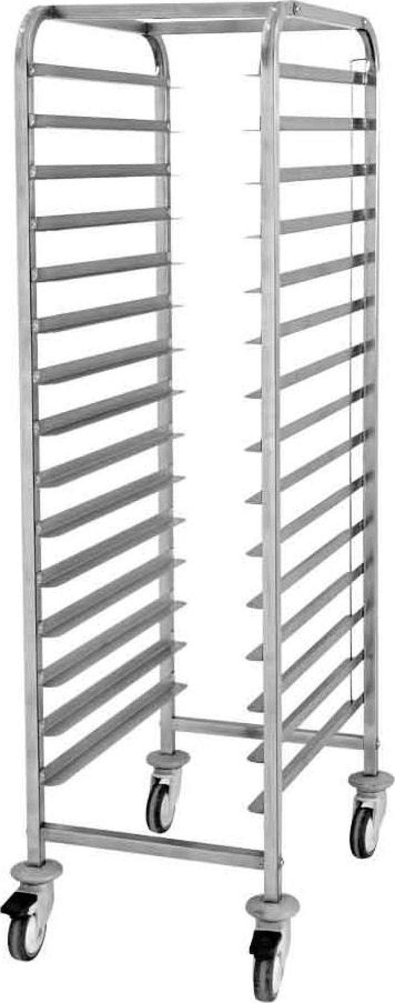 EMP.2TT.2.6040 Tepsi Taşıma Arabası 40x60 Tepsiye Göre İkili