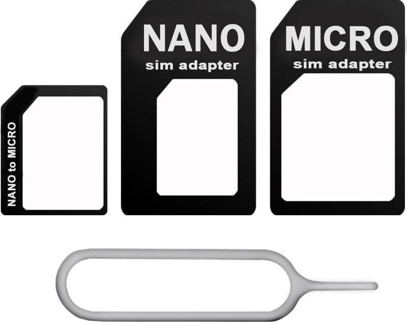 Nano Micro Mikro Sim Çevirici Dönüştürücü İğne Adaptör Set