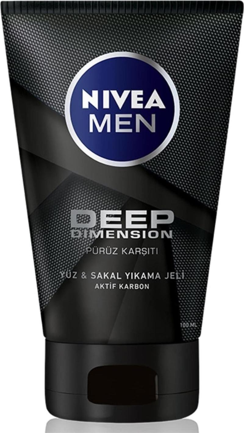 Süper Men Deep Dimension Yüz Ve Sakal Süper Temizleme Jel 100..Ml.,