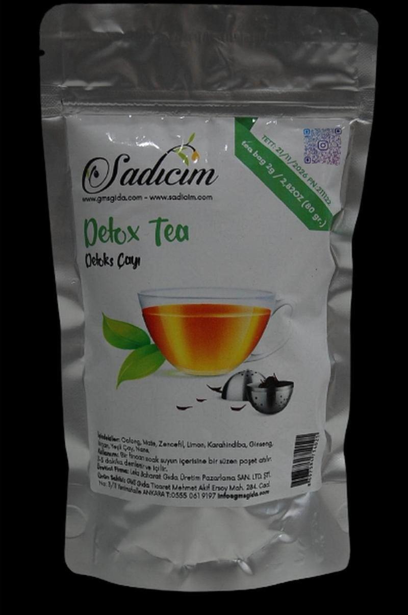 Detox Tea (Detoks Çayı) 80 Gr Süzen Poşet