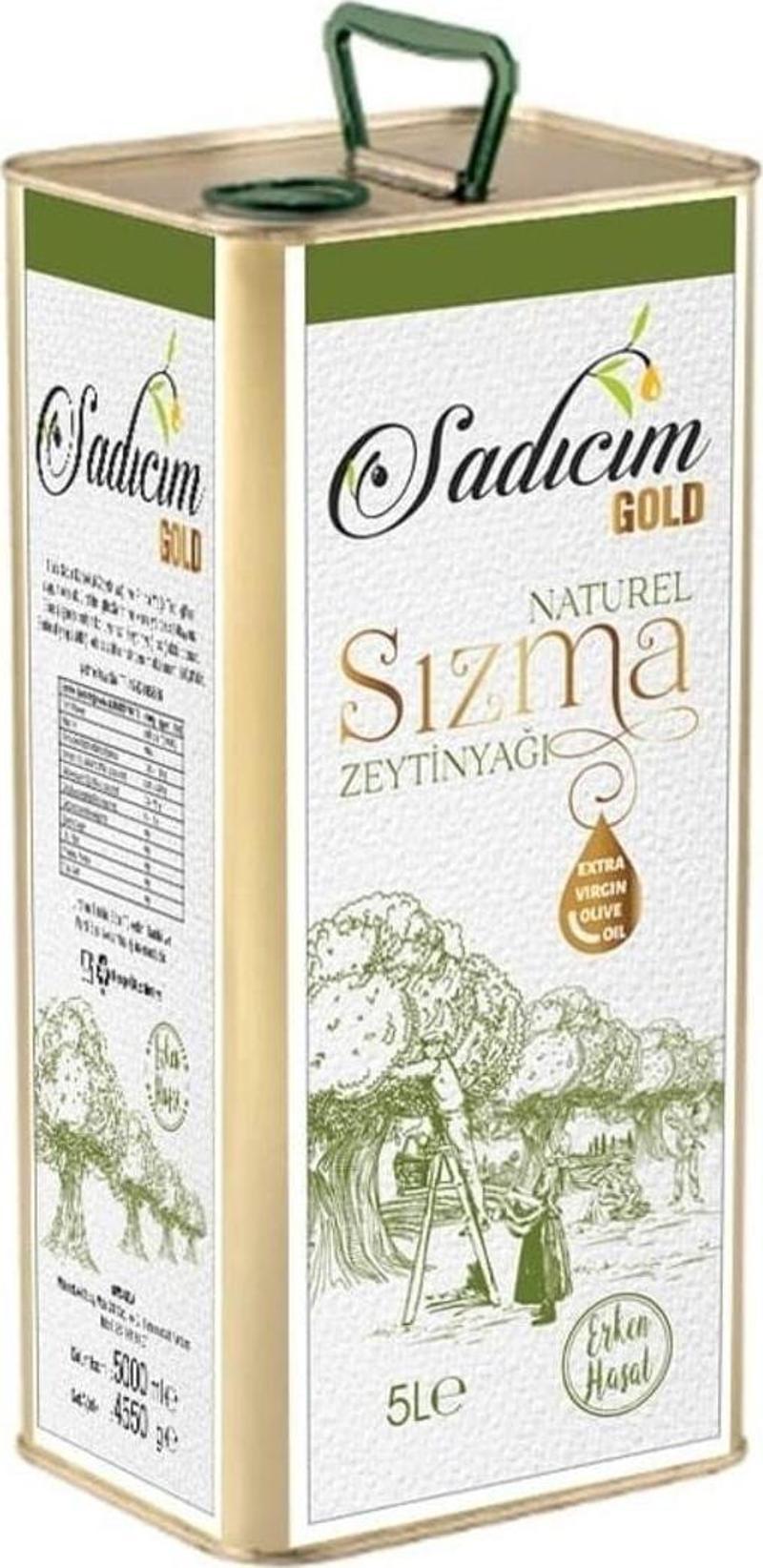 Erken Hasat Naturel Sızma Zeytinyağı 5 Lt Teneke