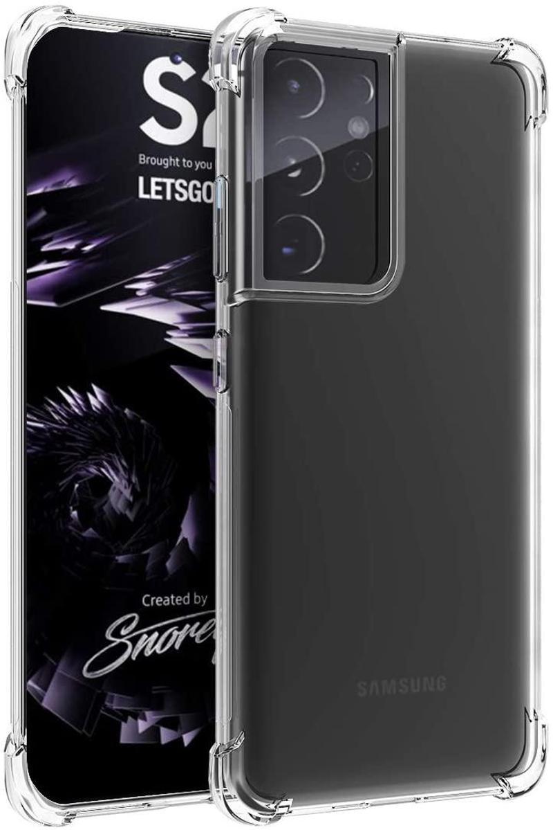 KZY İletişim Samsung Galaxy S30 Ultra Kapak Şeffaf Airbag Antishock Köşe Korumalı Silikon Kılıf