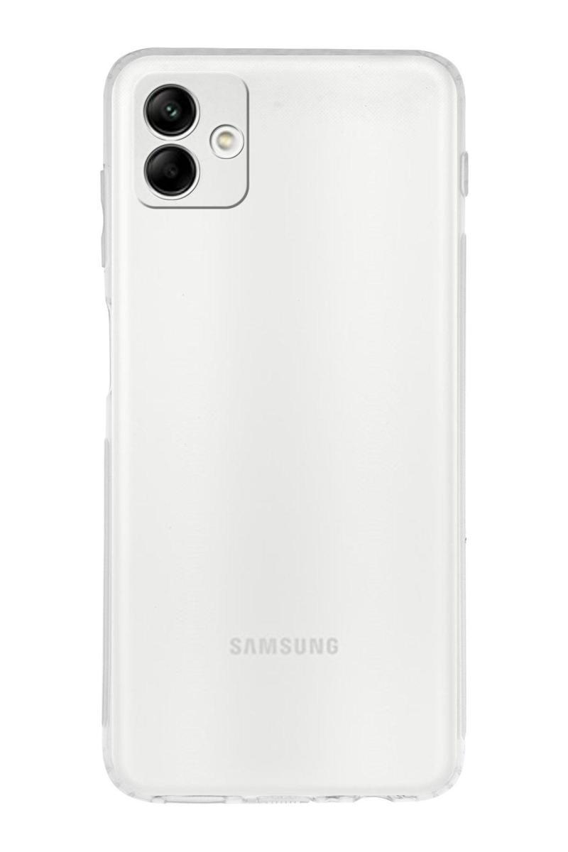 Kılıfmania Samsung Galaxy A04 ile Uyumlu Kapak Kamera Korumalı Şeffaf Silikon Kılıf