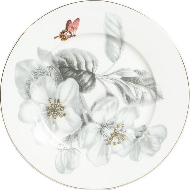 Harmonia New Bone China Naturel Desenli 2li Pasta Tabağı Seti 20cm