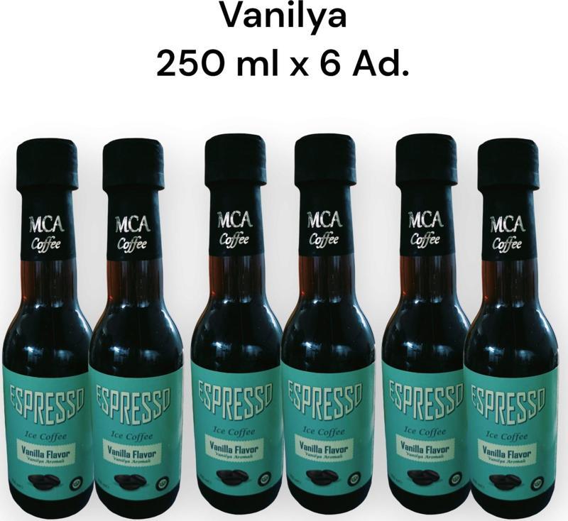 MCA Espresso Soğuk Kahve (Vanilya) 250 ml x 6 Adet