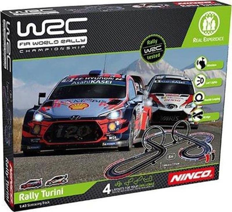 WRC 1/43 Ralli Turini Kumandalı Yarış Seti 91011