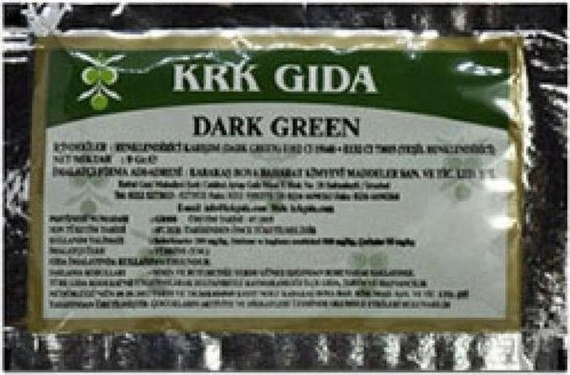 Boyası 9 Gr. Yeşil - Dark Green