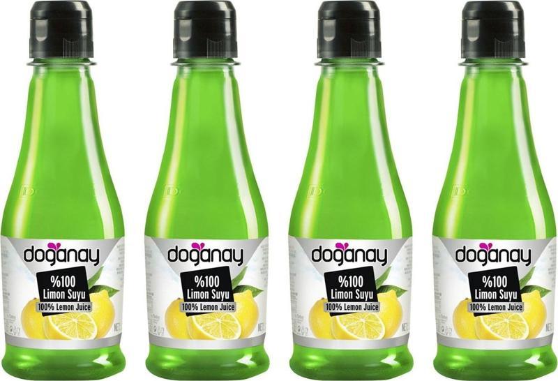 %100 Limon Suyu 500 ml x 4 Adet Pet