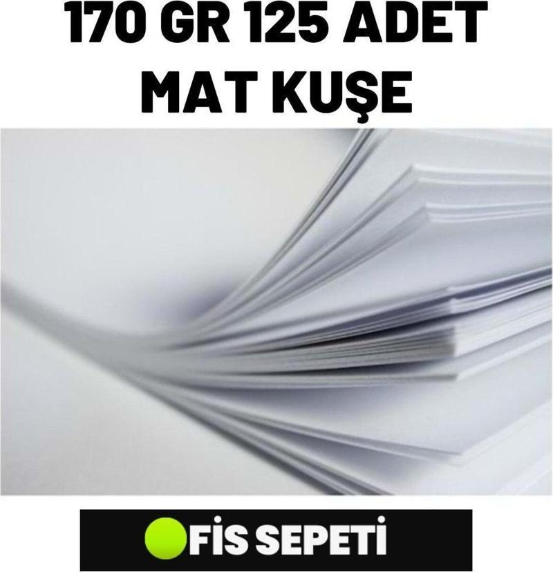 A4 Mat Kuşe 170 Gr 125 Adet