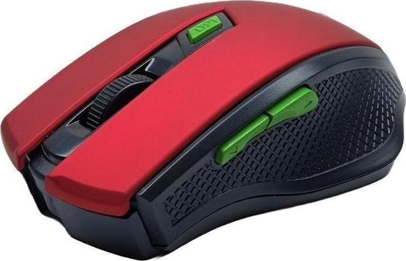 HDX3404-SK 1600dpi 2.4Ghz USB Kablosuz Mouse - Siyah-Kırmızı