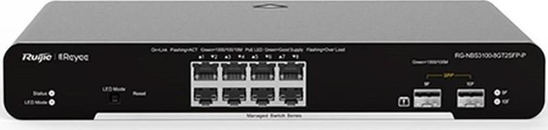 Ruijie Reyee RG-NBS3100-8GT2SFP-P 8 Portlu