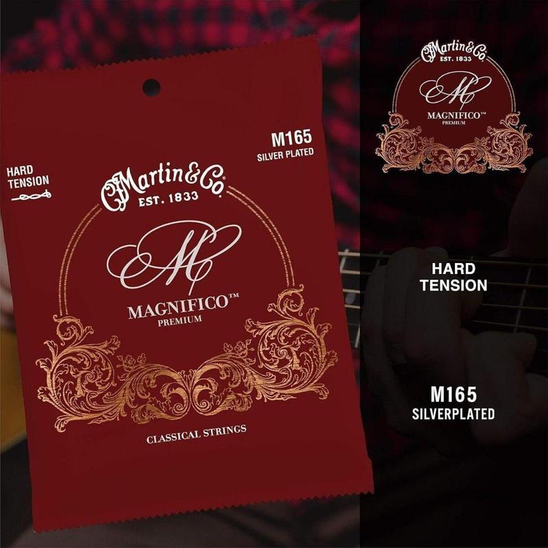 Hard Tension Silver Plated Classical Guitar Strings (M165)