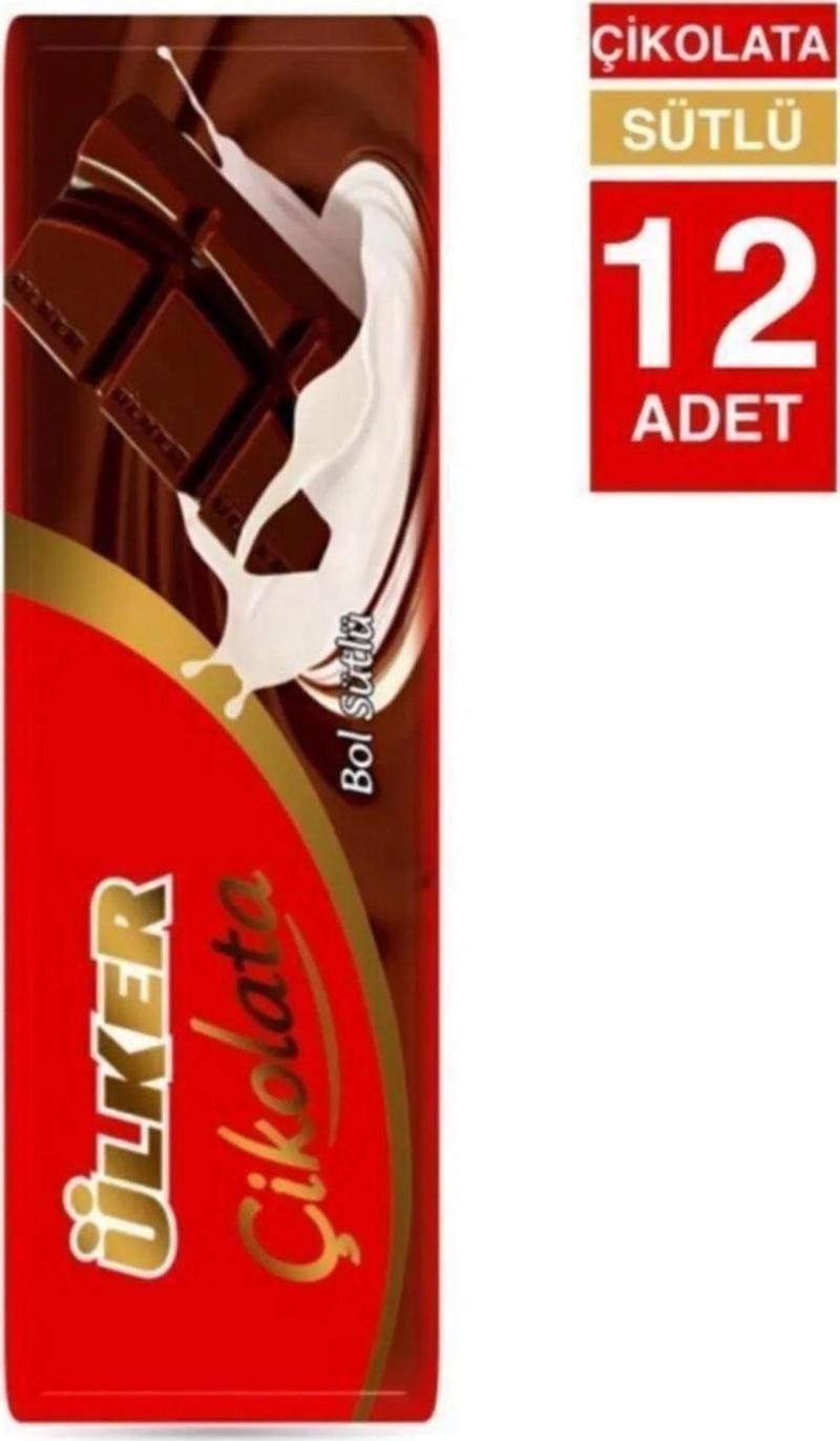Bol Sütlü Baton Çikolata 30 Gram X (12 Adet)