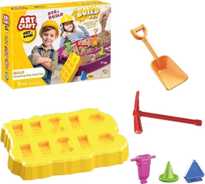 03949 Artsand İnşaat Kum Seti 600 gr -Fentoys