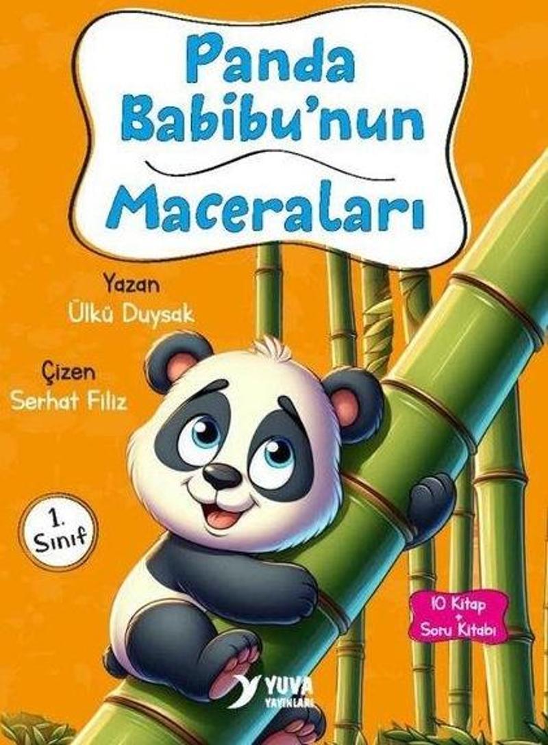 1. Sınıf Panda Babibu'nun Maceraları Seti - 10 Kitap Takım