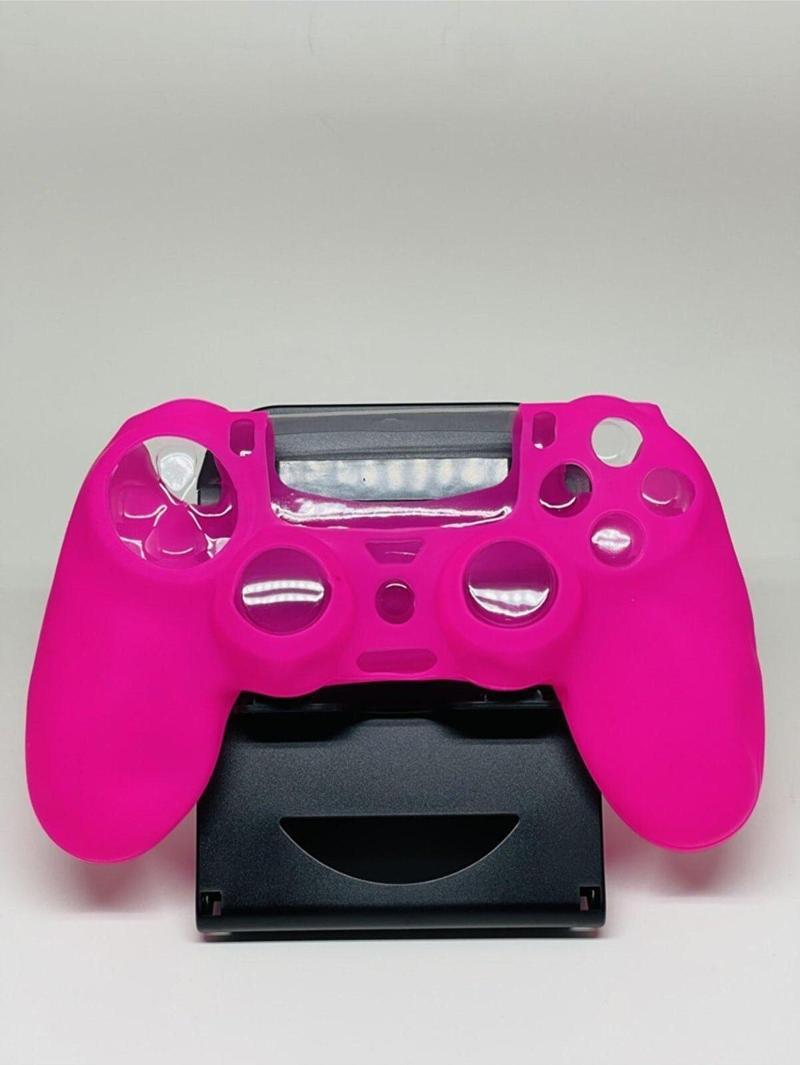 Ps4 Joystick Silikon Kılıf Dualshock Koruyucu Kılıf Pembe