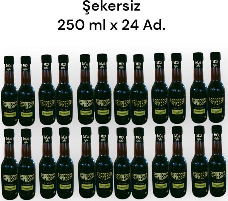 Espresso Soğuk Kahve (Şekersi̇Z) 250 Ml X 24 Adet