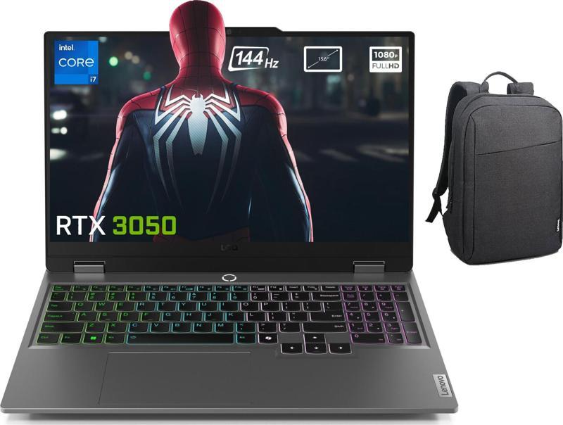 LOQ i7 13650HX 16GB 1TB RTX3050 6GB(95W) 15.6" 144Hz Dos 83DV00HSTRE7 + B210 Siyah Çanta