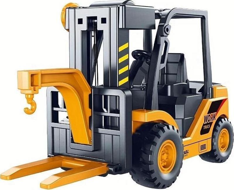 Sürtmeli Hareketli Kaldıraçlı Forklift 706-39, Sürtmeli Oyuncak İnşaat Arabası