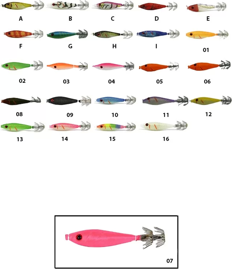 3007 Kalamar Zokası 5cm Metsuki Squid 07