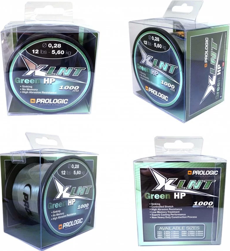 XLNT HP 1000M Green Misine Prologıc-0.33 mm 7.4 kg 16 lbs