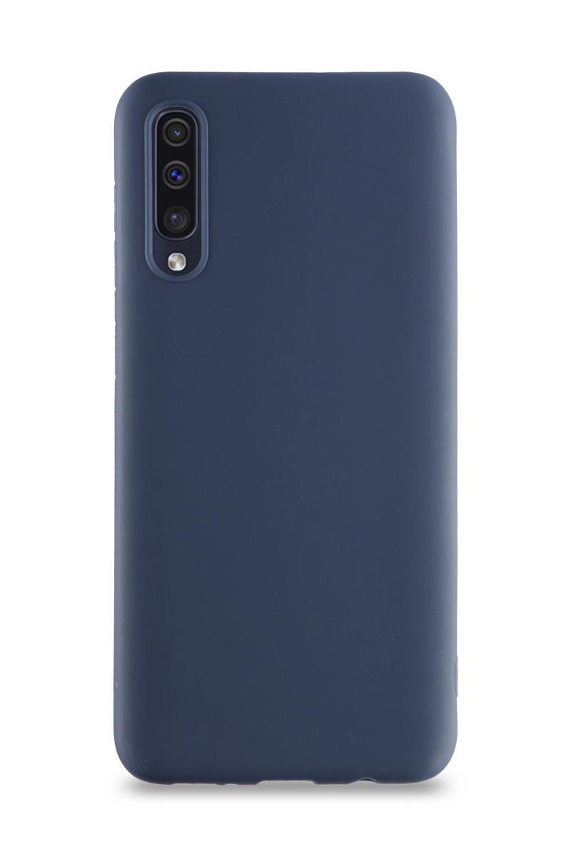 KZY İletişim Samsung Galaxy A30S Kılıf Kamera Korumalı Premier Silikon Kapak - Lacivert