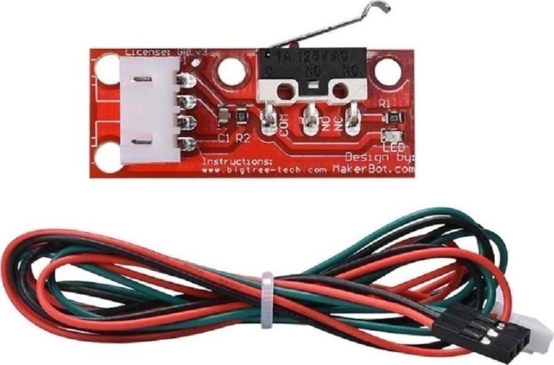 3d Printer Limit Switch Mekanik Modul Endstop Switch 3 Pinli 70 cm