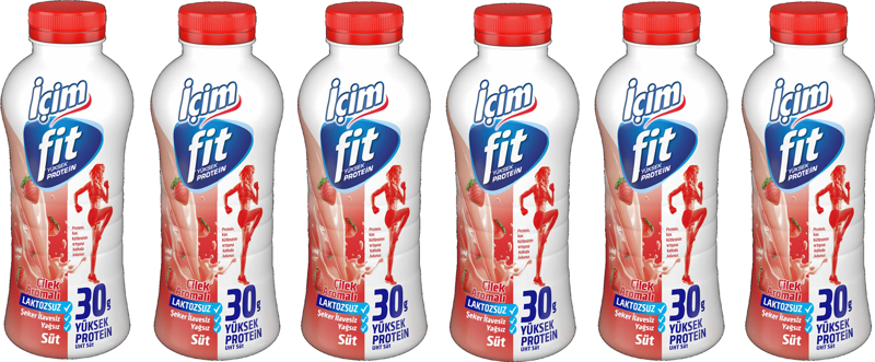 Fit Çilekli Protein Sütü 400 Ml X 6 Adet