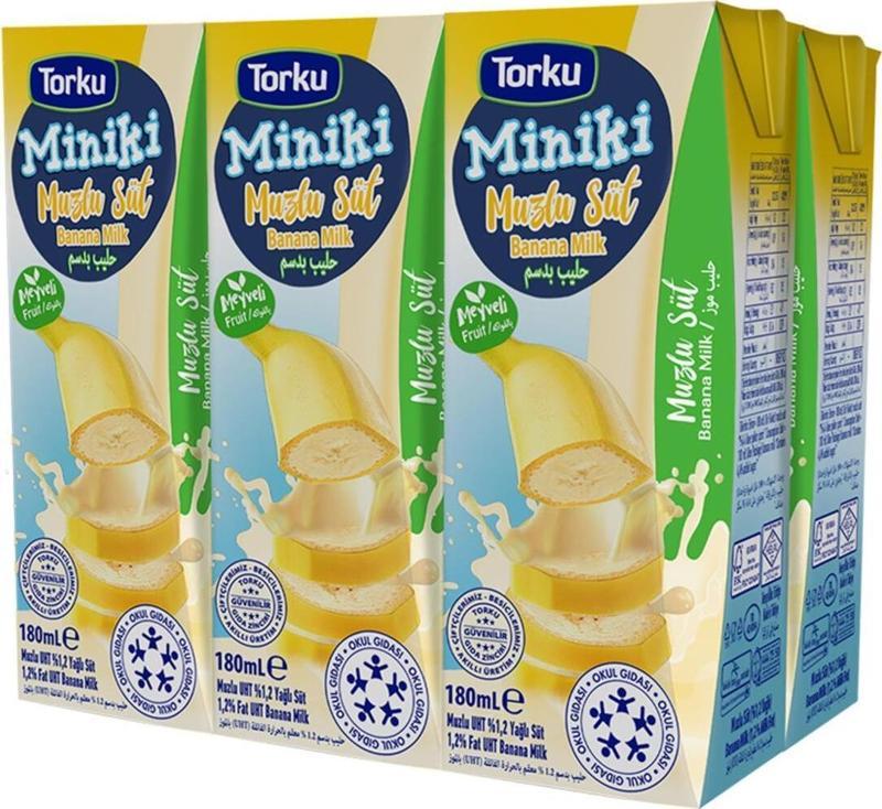 Miniki Muzlu Süt 180 Ml X 6 Adet