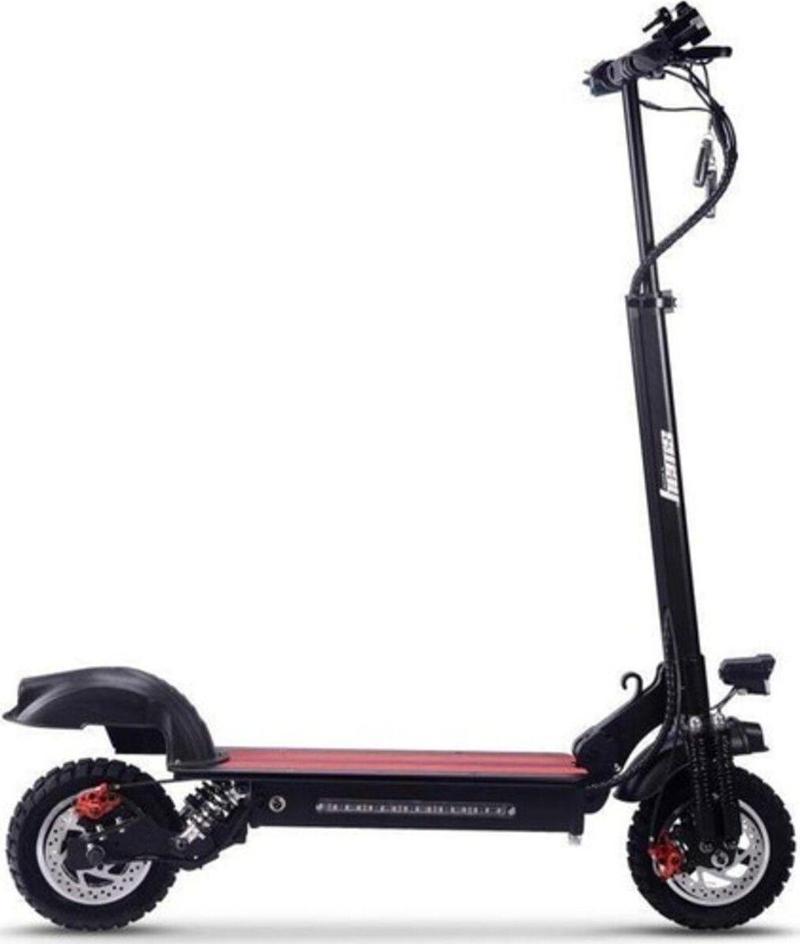 Çift Amortisörlü 1000W 10 Inç Elektrikli Scooter Siyah