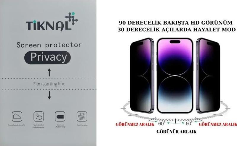 Samsung Galaxy NOTE 10 LİTE - Tiknal Esnek Hayalet MAT Nano Ekran Koruyucu