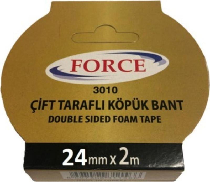 Çift Taraflı Köpük Bant Force 24Mm X 2 Metre Kq-012