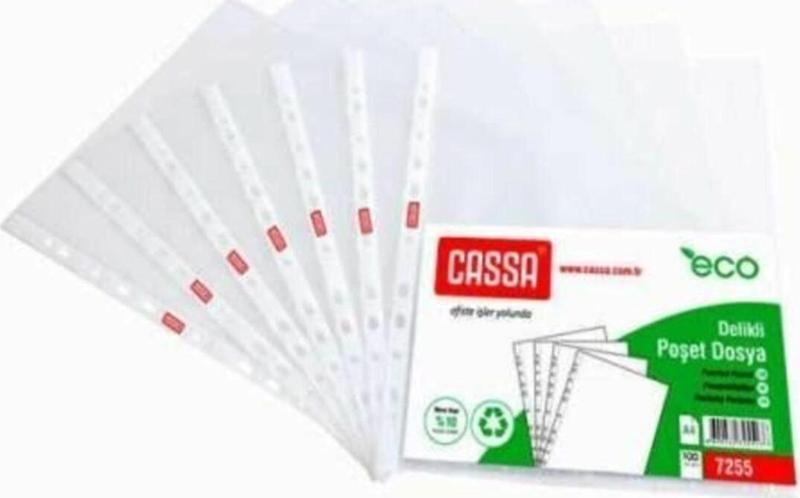 Cassa Poşet Dosya Ekonomik A4 100'Lü Paket (7255) 5 Paket